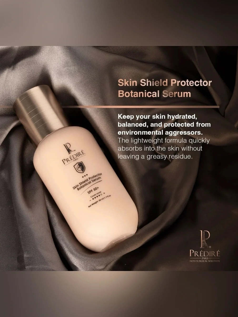 Predire Everyday Care Skin Shield Protector Cream (Tinted) SPF 50+ ~ Retail $569